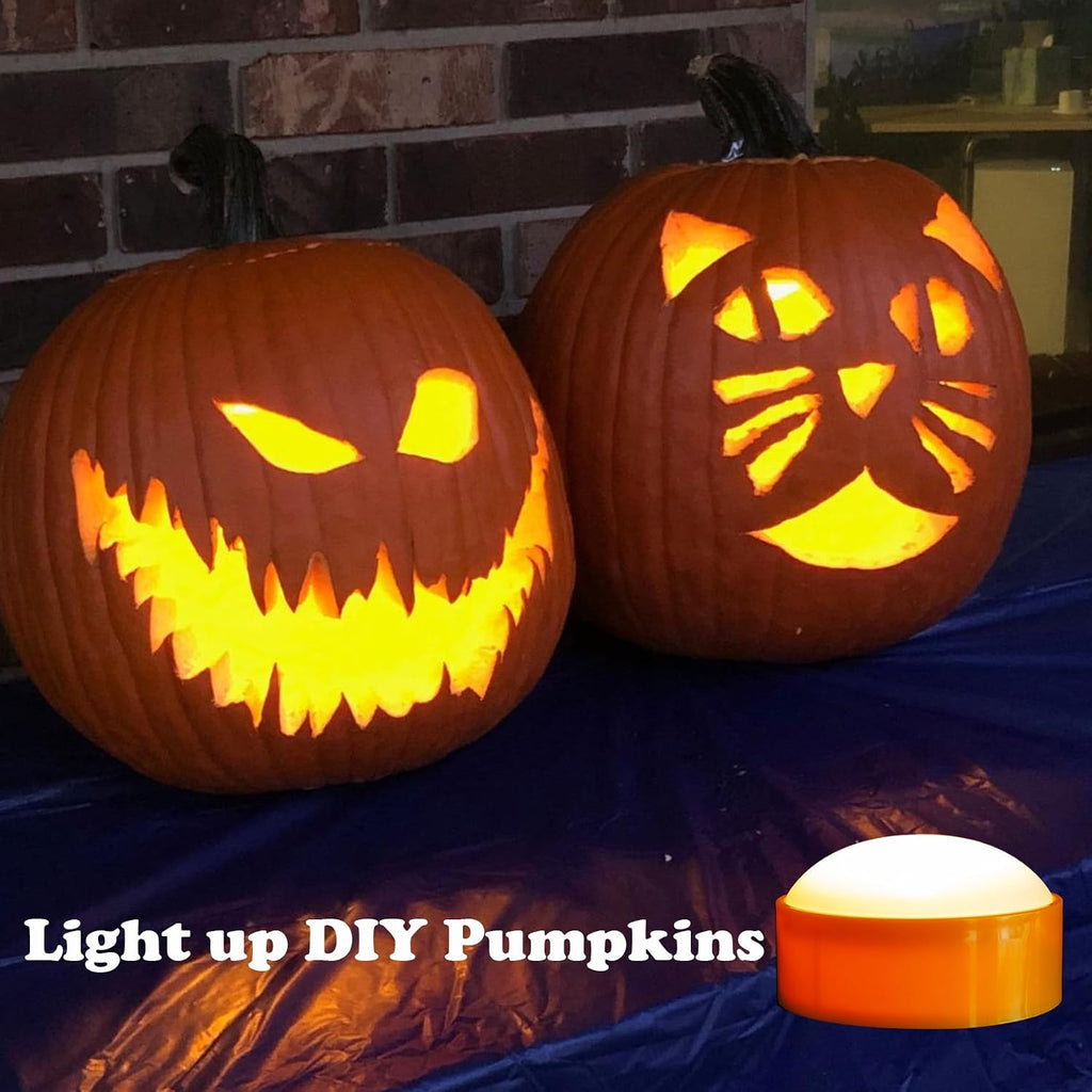 Orange LED lights for DIY jack-o-lantern pumpkins